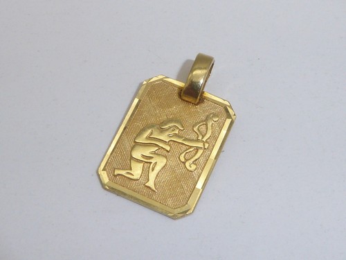 Gold 333 anhänger schütze - anhänger, 8k