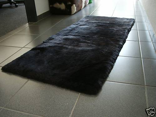Yogamatte aus echtem lammfell - yogamatte,