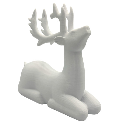 Rentier figur liegend hirsch - rentier,