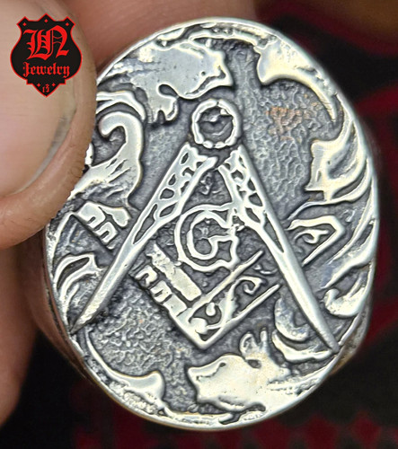 Ring freimaurer freemason 51g - freimaurer,