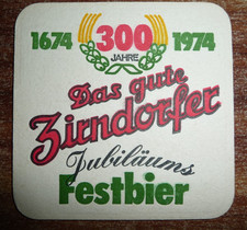Bierdeckel ZIRNDORFER BIER 300