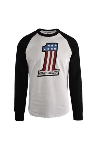 Harley davidson race raglan - harley,