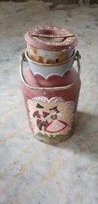 Alte milchkanne mit - milchkanne,