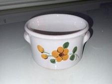 DDR Schüssel, Keramik, Top Zustand, handgemalt Blumen