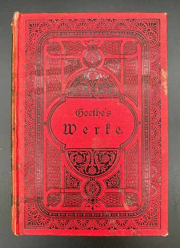 Goethe sämtliche werke - goethe's,