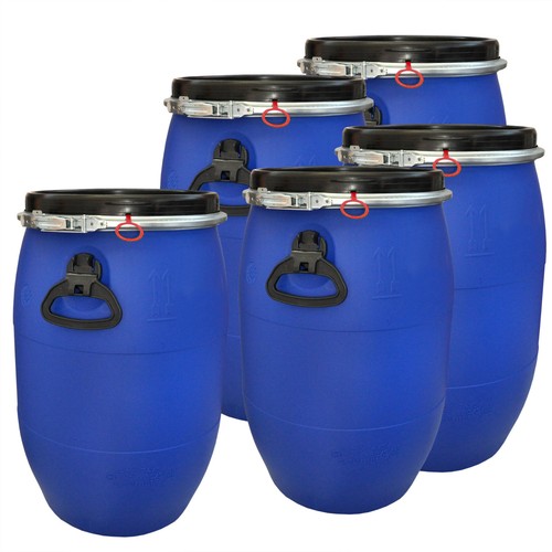 Liter deckelfass - 5x,