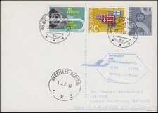 Erstflug Lufthansa LH 108