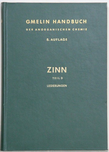 Gmelin handbuch handbook - gmelin,