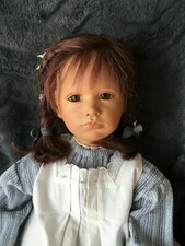 Sabrina * Regula Huck CH * Künstlerpuppe 68 cm * Porzellan Puppe Handarbeit