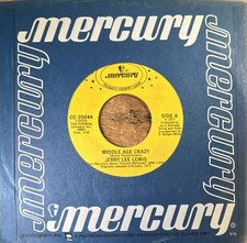 Jerry Lee Lewis: Middle Age Crazy , 7" Single von 1977