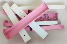 IKEA Pahl 16739 Kinderschreibtisch Füsse, Tischbeine Metall rosa, mitwachsend