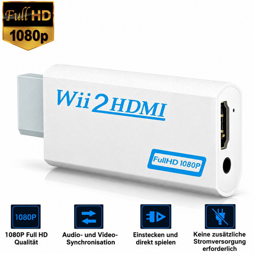 Wii auf hdmi - wii, konverter