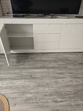 Sideboard Weiß Hochglanz 