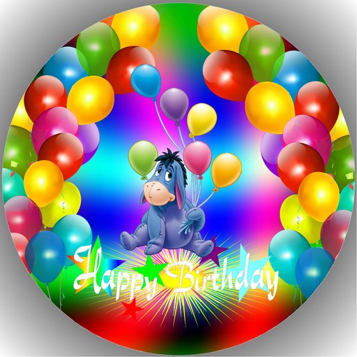 Tortenaufleger geburtstag - tortenaufleger,