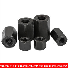 Trapezförmige Sechskantmutter T12 T14 T16 - T45 Muttern Links / Rechtsgewinde