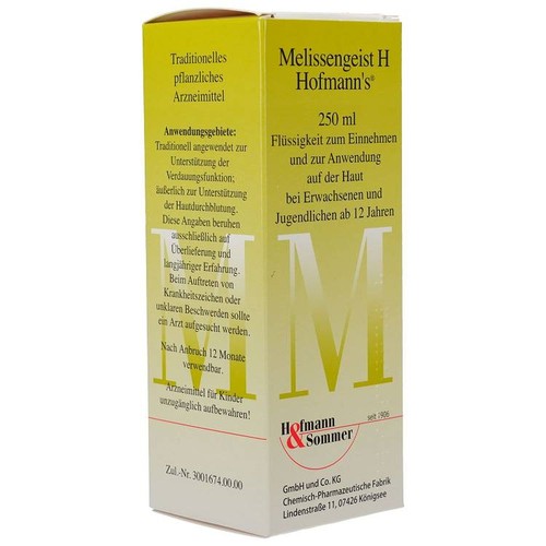 Melissengeist hofmann s - h, hofmann's