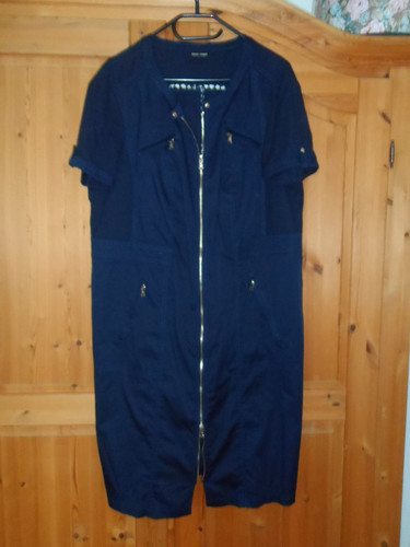 Kleid etuikleid dunkelblau - kleid,