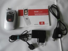 Retro Vintage Handy Mobil Telefon Klapphandy Sharp GX20 silber funktionsfähig