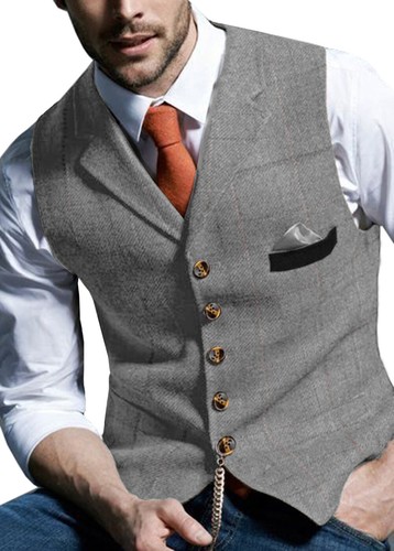 Herren anzug tweed weste - anzug,