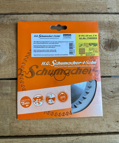 Kreissägeblatt 170 8 x - hm,