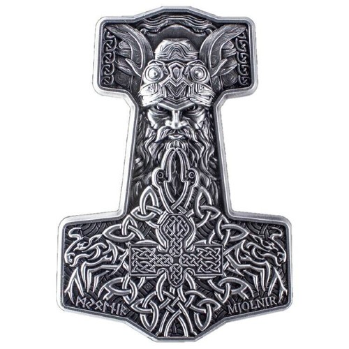 Unzen 999 silber gott thor - -,