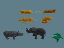 Heinerle Manurba Domplast Tiere Tier Figuren Zirkus Afrika Tiger Elefant Nashorn