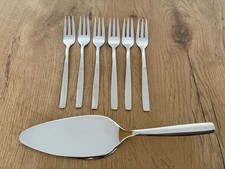 WMF 6 Kuchengabeln 1 Tortenheber Cromargan rostfrei 18/10 spülmaschinenfest NEU