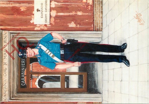 Postkarte die carabinieri von - postkarte-:die,