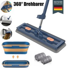Großer Flacher Mop und Eimer