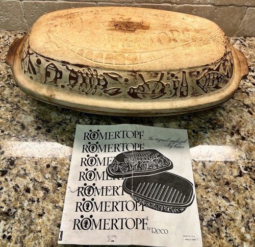 Romertopf terra cotta clay - terra,