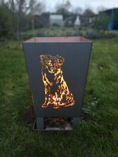 Feuerkorb Hund Feuerschale
