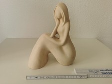 formano Figur, sitzende Frau, Deko, 26cm hoch