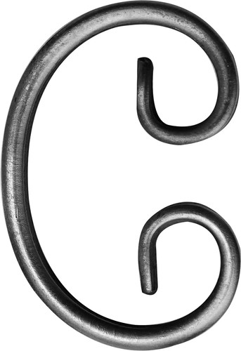 10x schnörkel schmiedeeisen - schnörkel,
