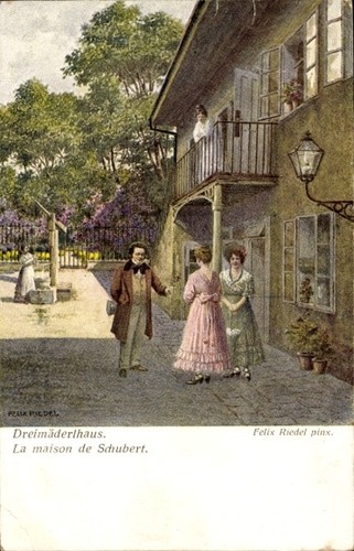 Künstler riedel felix - künstler, ak