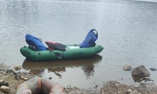 Extasea Packraft 300 Double 2er Trekking Schlauchboot oliv-grün TPU ultra leicht