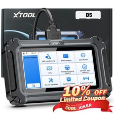 USED XTOOL D5 OBD2 Diagnosegerät Diagnosewerkzeug Codeleser CAN FD, FCA AutoAuth