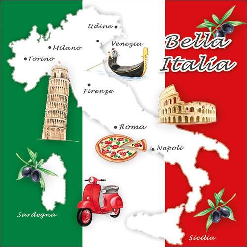 Servietten italien - 20,