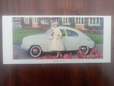 Saab 93, weiß, Peugeot 403 Cabriolet, Abbildung, 1960