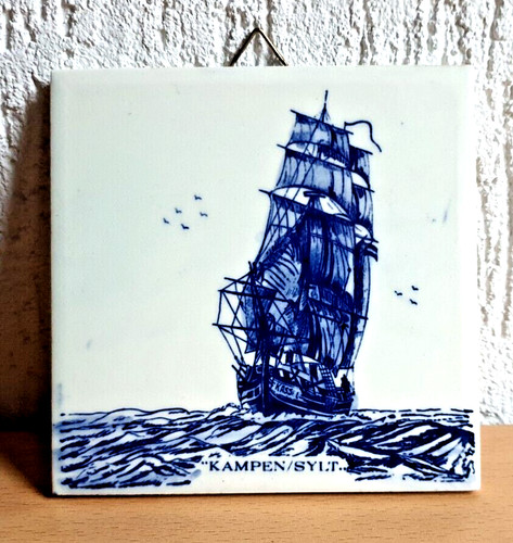 Wunderbare alte blau weiß - blau,