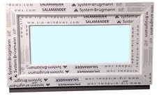 Kunststofffenster Fenster Salamander, 70x40 cm bxh, weiß