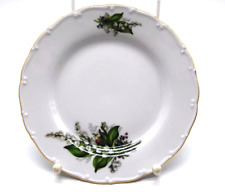 MZ Karlsbader Porzellan Boheme Kuchenteller Frühstücksteller aus Sammlervitrine