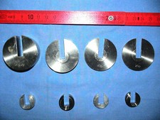 ZEISS Jena Gewichtssatz Neophot Mikroskop 8 Gewichte 1,25-160 Pond Weight Set MI