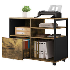 Aktenschrank Rollcontainer Druckertisch Büroschrank Druckerständer ASK05hov