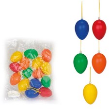 Ostereier Eier Ostern Kunststoff Plastik 4 cm im 15 er Beutel