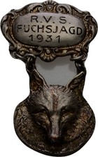 Medaille Fuchsjagd 1931 33x58