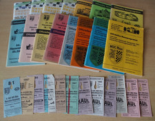 15 Hauenstein Bergrennen  Programmhefte 80er 90er Jahre + Eintrittskarten