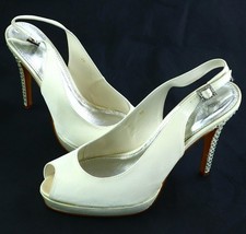 Sandalette Gr. 39 Creme Damen