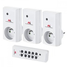 5902211105558 MCE153 remote controlled power sockets 3pcs. - programmable + remo