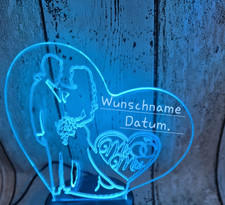 Acrylglas Herz Aufsteller