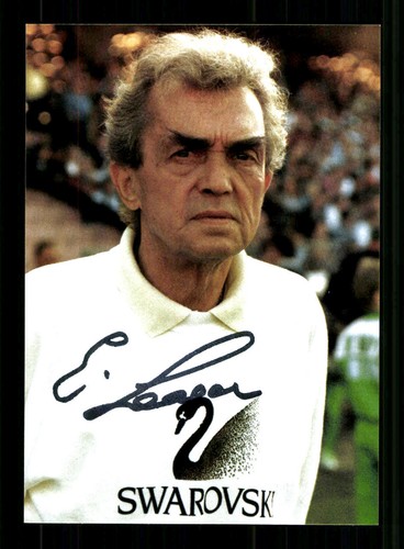 Ernst happel autogrammkarte - happel, fc